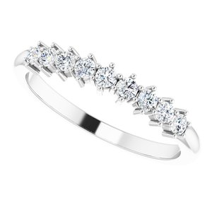 Platinum 1/4 CTW Natural Diamond Anniversary Band - BN & CO JEWELRY