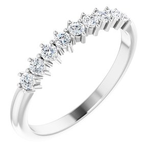 Platinum 1/4 CTW Natural Diamond Anniversary Band - BN & CO JEWELRY