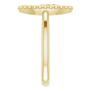 14K Yellow Miraculous Medal Ring - BN & CO JEWELRY