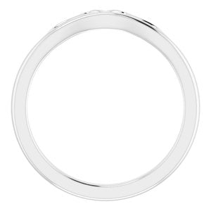 14K White Stackable Crown Ring - BN & CO JEWELRY