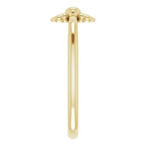 14K Yellow Stackable Bee Ring - BN & CO JEWELRY