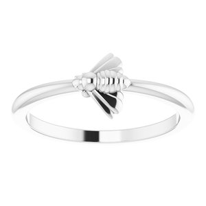 Sterling Silver Stackable Bee Ring - BN & CO JEWELRY