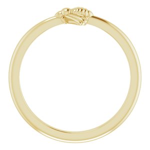 14K Yellow Stackable Bee Ring - BN & CO JEWELRY