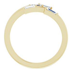 14K Yellow 1/4 CTW Diamond Geometric Ring - BN & CO JEWELRY