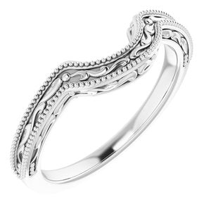 Sterling Silver Band for 6.5 mm Round Ring - BN & CO JEWELRY