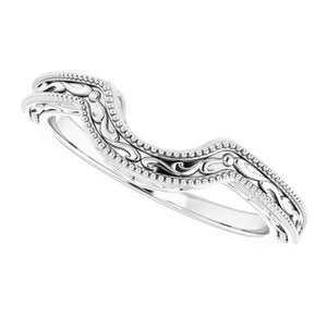 Sterling Silver Band for 6.5 mm Round Ring - BN & CO JEWELRY