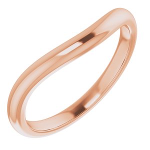 14K Rose Band for 6 x 4 mm Pear Ring - BN & CO JEWELRY