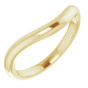 14K Yellow Band for 8 x 5 mm Pear Ring - BN & CO JEWELRY