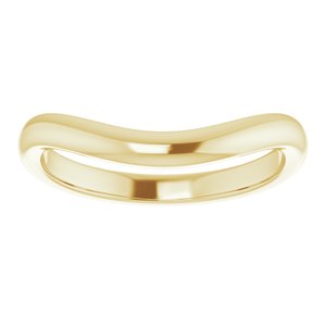 14K Yellow Band for 8 x 5 mm Pear Ring - BN & CO JEWELRY