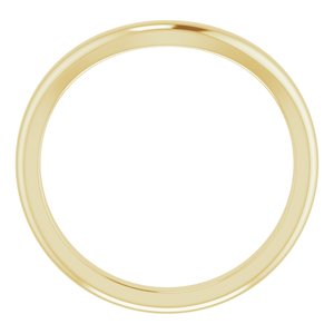14K Yellow Band for 8 x 5 mm Pear Ring - BN & CO JEWELRY