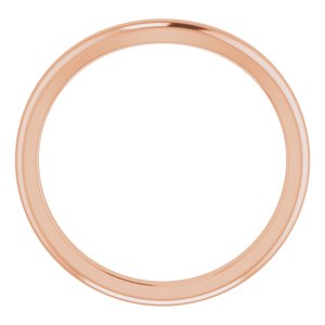 14K Rose Band for 6 x 4 mm Pear Ring - BN & CO JEWELRY