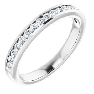Platinum 1/4 CTW Diamond Anniversary Band - BN & CO JEWELRY