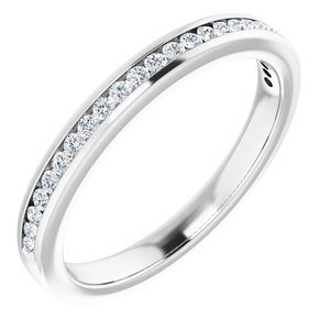 14K White 1/5 CTW Diamond Anniversary Band - BN & CO JEWELRY