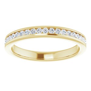 14K Yellow 1/4 CTW Diamond Anniversary Band - BN & CO JEWELRY