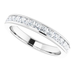 14K White 3/4 CTW Diamond Anniversary Band - BN & CO JEWELRY