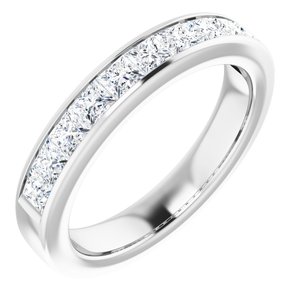 14K White 1 CTW Diamond Anniversary Band - BN & CO JEWELRY