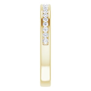 14K Yellow 1/4 CTW Diamond Anniversary Band - BN & CO JEWELRY