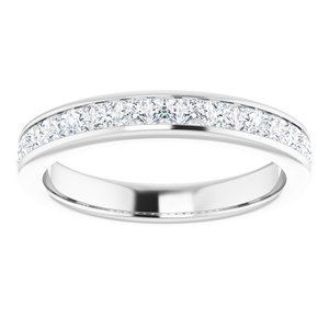 14K White 3/4 CTW Diamond Anniversary Band - BN & CO JEWELRY