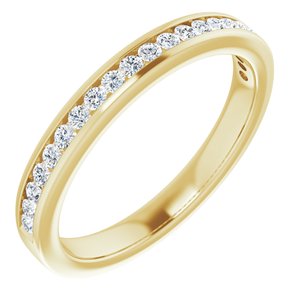 14K Yellow 1/2 CTW Diamond Anniversary Band - BN & CO JEWELRY