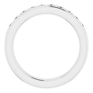 14K White 1 CTW Diamond Anniversary Band - BN & CO JEWELRY