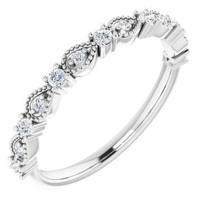 Platinum 1/5 CTW Natural Diamond Anniversary Band - BN & CO JEWELRY