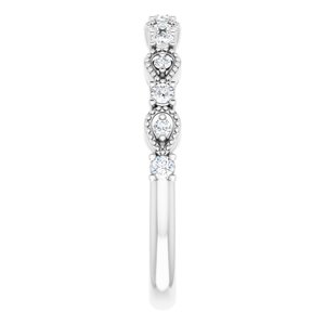 Platinum 1/5 CTW Natural Diamond Anniversary Band - BN & CO JEWELRY