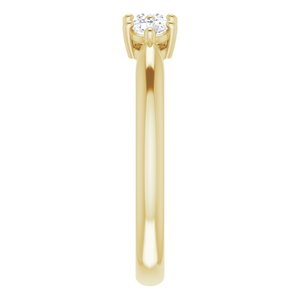14K Yellow 1/3 CTW Lab-Grown Diamond Anniversary Band - BN & CO JEWELRY