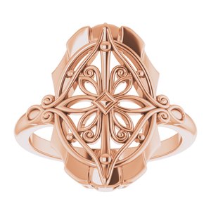 14K Rose Vintage-Inspired Ring - BN & CO JEWELRY