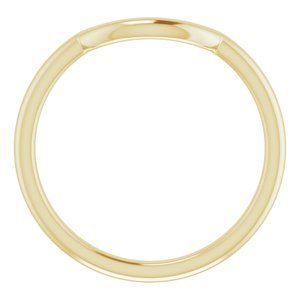 14K Yellow 8.6 mm Contour Band - BN & CO JEWELRY