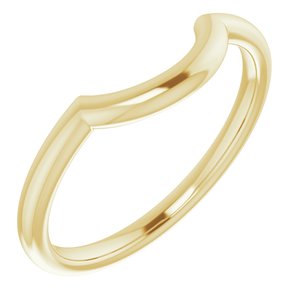 14K Yellow 8.6 mm Contour Band - BN & CO JEWELRY