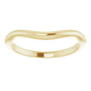 10K Yellow 5.5 mm Round Wedding Band - BN & CO JEWELRY