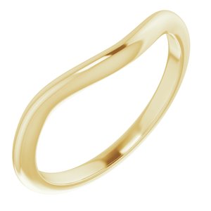 14K Yellow 7x5 mm Oval Wedding Band - BN & CO JEWELRY