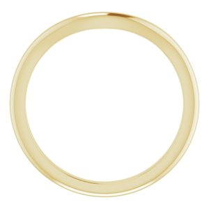 10K Yellow 5.5 mm Round Wedding Band - BN & CO JEWELRY