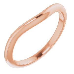 14K Rose 4.8 mm Round Wedding Band - BN & CO JEWELRY
