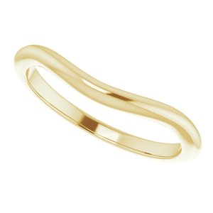10K Yellow 5.5 mm Round Wedding Band - BN & CO JEWELRY
