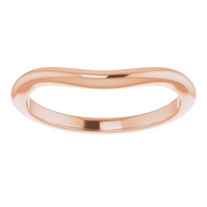 14K Rose 4.8 mm Round Wedding Band - BN & CO JEWELRY