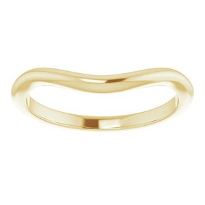 14K Yellow 7x5 mm Oval Wedding Band - BN & CO JEWELRY
