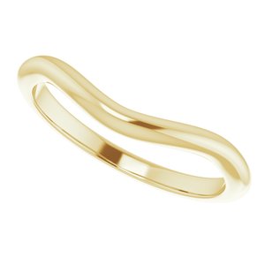 14K Yellow 8x5 mm Pear Wedding Band - BN & CO JEWELRY