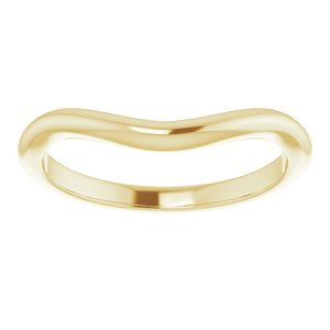 14K Yellow 8x5 mm Pear Wedding Band - BN & CO JEWELRY