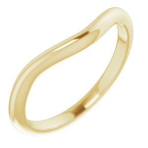 14K Yellow 8x5 mm Pear Wedding Band - BN & CO JEWELRY