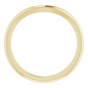 14K Yellow 8x5 mm Pear Wedding Band - BN & CO JEWELRY