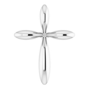 Sterling Silver 10x7.72 mm Cross Pendant - BN & CO JEWELRY