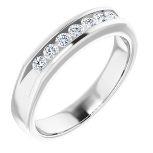 14K White 3/8 CTW Natural Diamond Ring - BN & CO JEWELRY