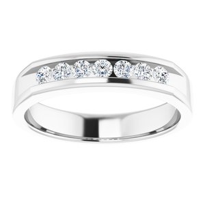 14K White 3/8 CTW Natural Diamond Ring - BN & CO JEWELRY
