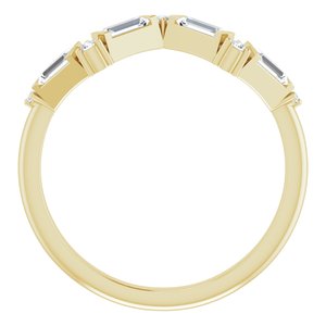 14K Yellow 1/3 CTW Diamond Stackable Ring - BN & CO JEWELRY