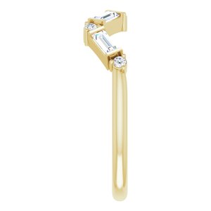 14K Yellow 1/3 CTW Diamond Stackable Ring - BN & CO JEWELRY