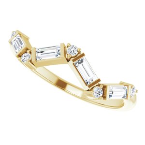 14K Yellow 1/3 CTW Diamond Stackable Ring - BN & CO JEWELRY