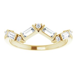 14K Yellow 1/3 CTW Diamond Stackable Ring - BN & CO JEWELRY