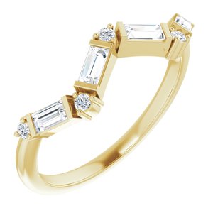 14K Yellow 1/3 CTW Diamond Stackable Ring - BN & CO JEWELRY