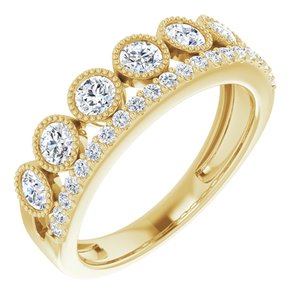 14K Yellow 1 CTW Lab-Grown Diamond Ring - BN & CO JEWELRY